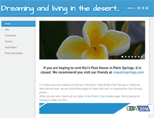 Tablet Screenshot of desertdreaming.com